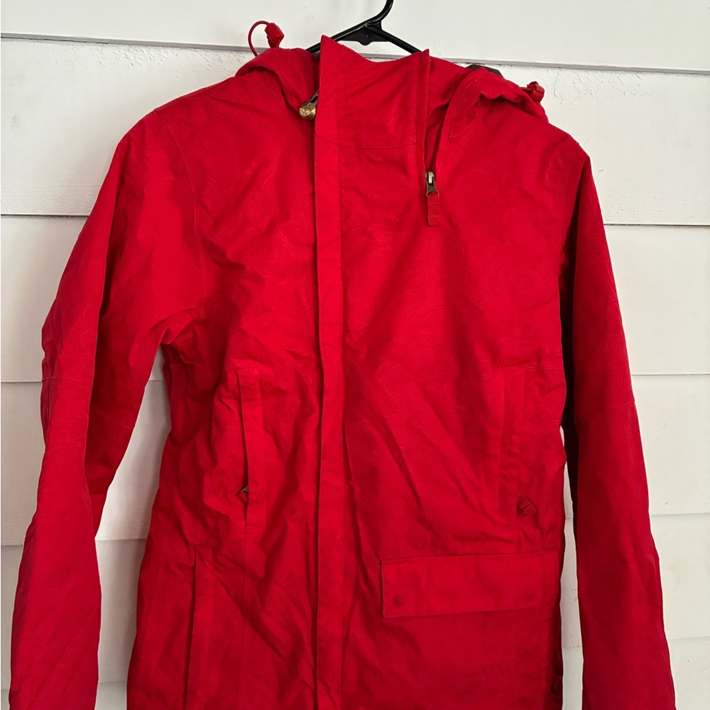 Burton Red Jacket with Brown Interior